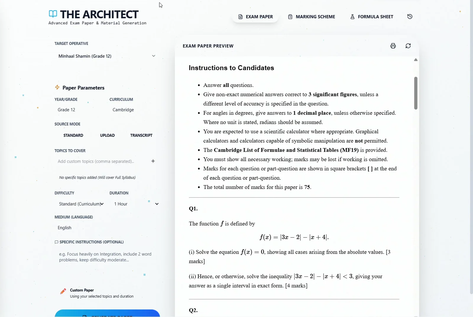 The Architect (~10s)