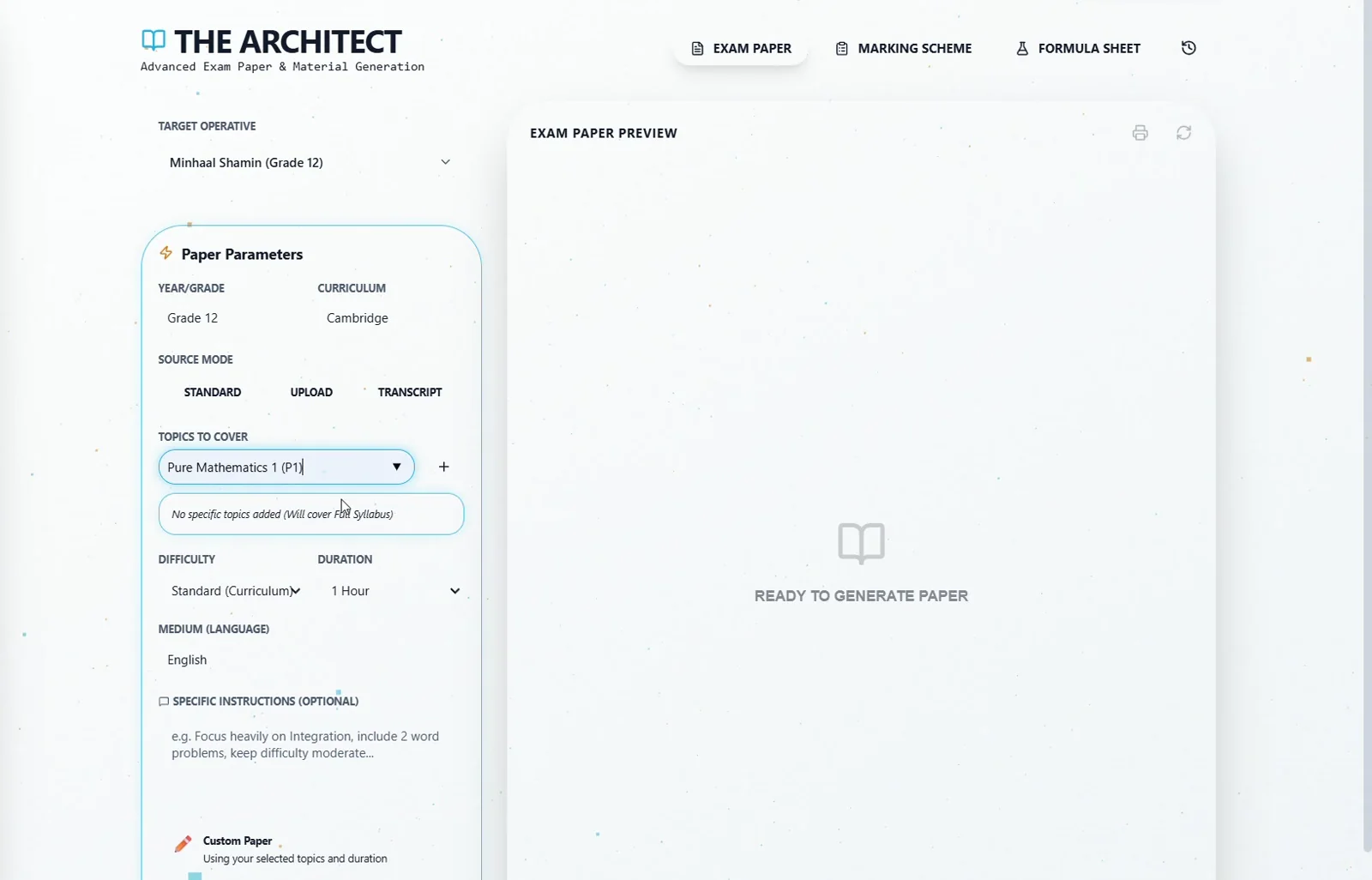 The Architect (~10s)